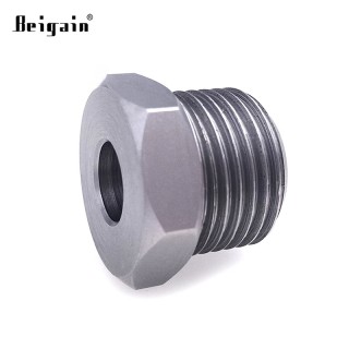 EN 10083 S45C Material Non-Standard Steel 3/8-16UNC Thread Screw Adapter