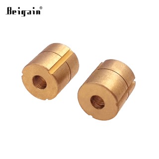 CNC Swiss Lathe Machining Micro Internal Cross grain Small Brass Ring