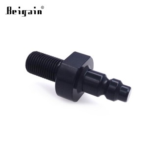 Black Anodized Treatment CNC Machining Parts Aluminum Flag Mount Stud